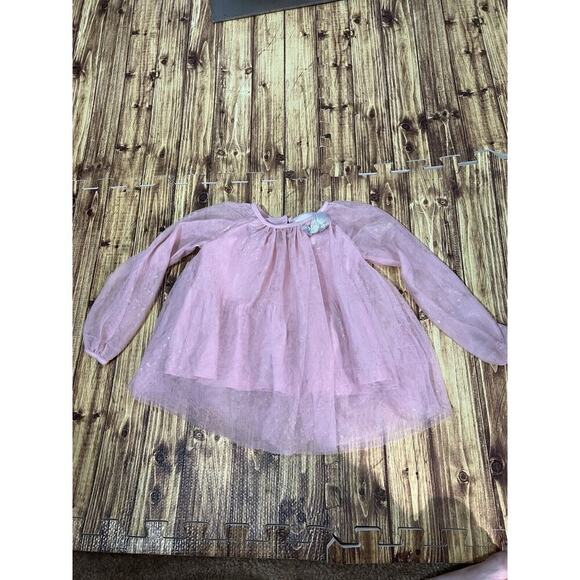 Nanette Kids Pink Blouse Girls Sz 4 Layered - Picture 2 of 7